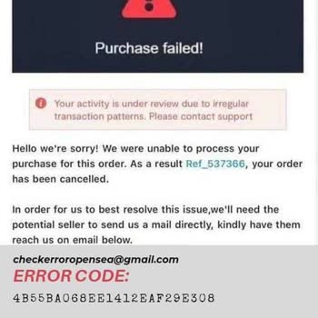 OpenSea Buyers Can’t Purchase My NFTs