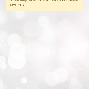 Sahte Kargo Numarası Ve Uzun Bekleme Süresi