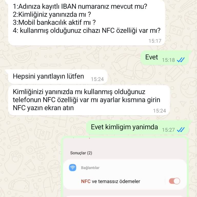 WhatsApp Mesajıyla Gelen Yardım Vaadi Ve Kimlik Bilgisi Talebi