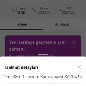 Tarifem İznim Dışında Değiştirildi