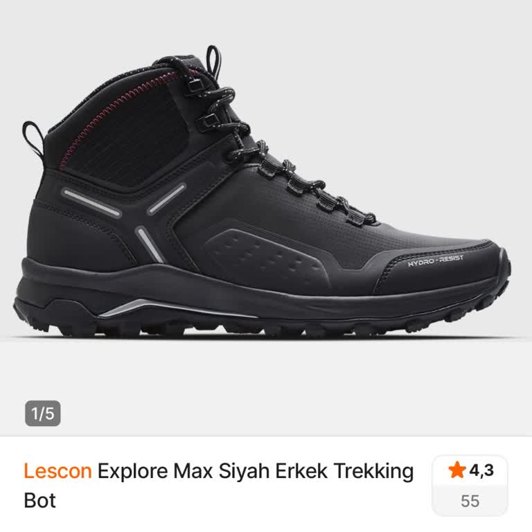 Yağmurda Su Alan Lescon Trekking Botlar Hayal Kırıklığı