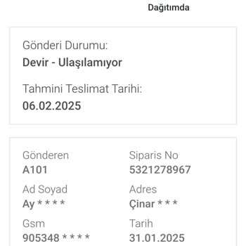 Kargo Firmasıyla İletişim Kurma Çilesi