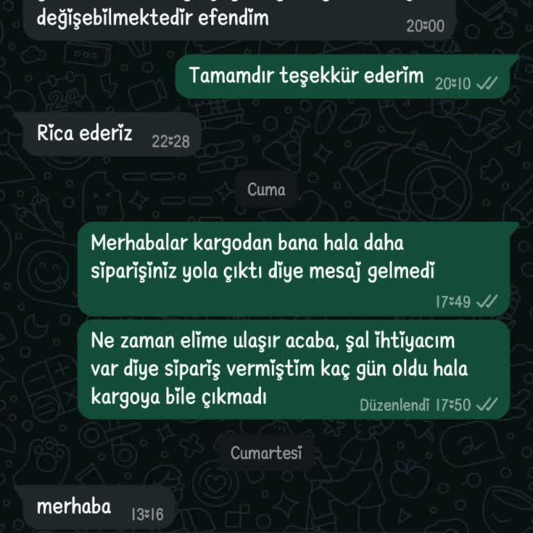 Kargo Gecikmesi Ve İlgisizlik