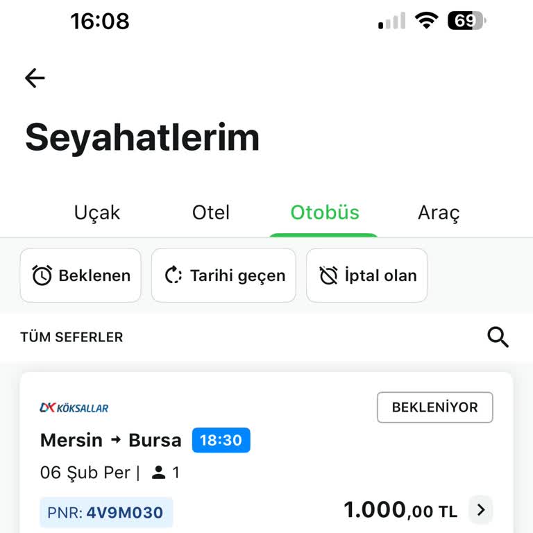 Bilet İptalinde Yaşanan Zorluk
