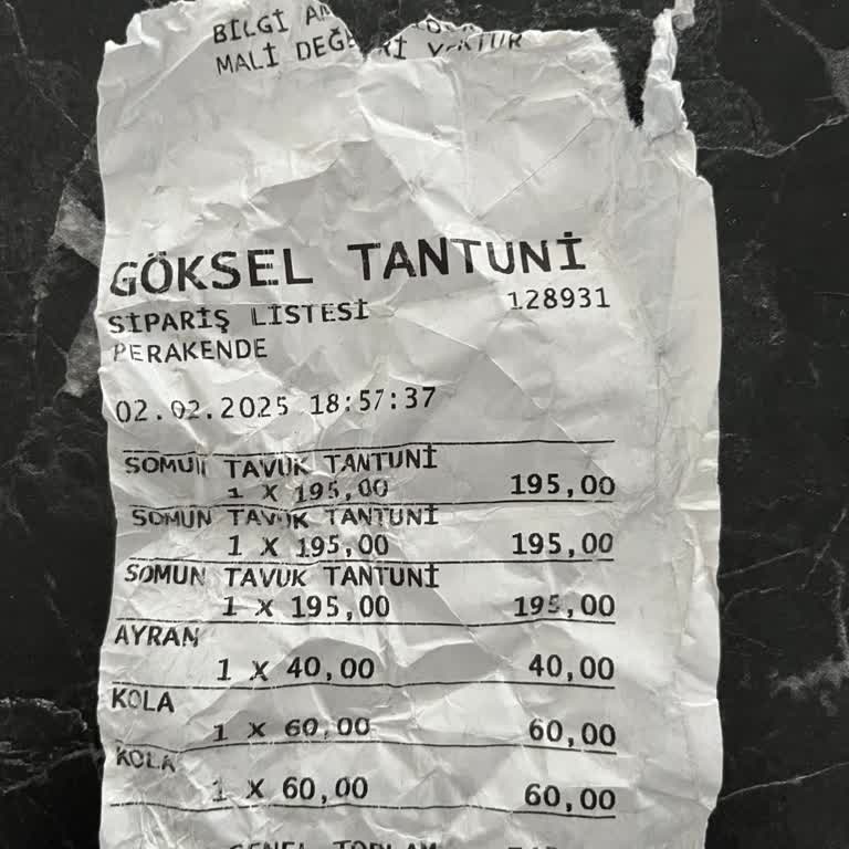 Bayat Ekmek Ve Yetersiz Hizmet: Göksel Tantuni'de Hayal Kırıklığı