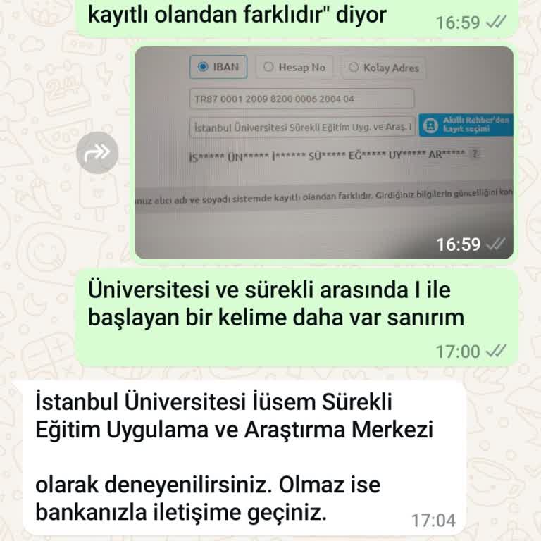 Yanlış Alıcı İsmi Ve Yetersiz Destekle Engellenen Kayıt Süreci