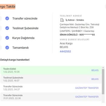 Teslim Edilmeyen Ürün Ve Yanıltıcı Kargo Mesajı