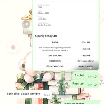 Sipariş Verip Ürününe Ulaşamayan Müşteri