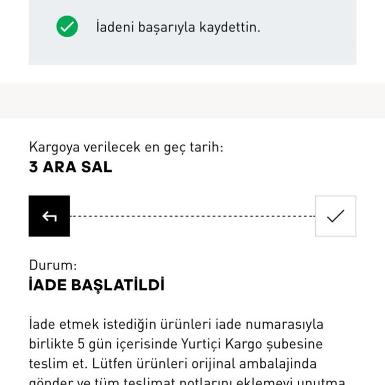 Adidas Online Alışverişte İade Sorunu