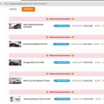Trendyol Çekiliş Süreci Ve Şeffaflık Sorunları