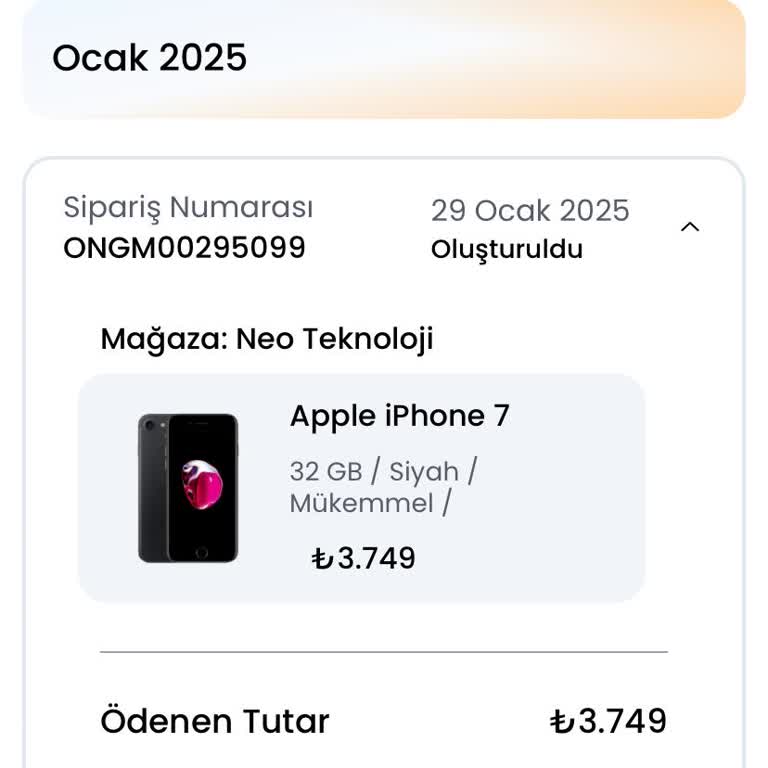 Siparişimin Teslimatında Yaşadığım Sorun