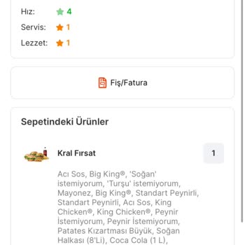 Yanlış Sipariş Ve İlgisiz Müşteri Hizmetleri