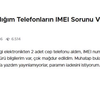 Epttavm'den Aldığım Telefon Açılmıyor Ve İade Kabul Edilmiyor