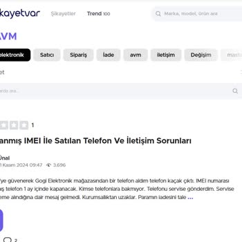 Epttavm'den Aldığım Telefon Açılmıyor Ve İade Kabul Edilmiyor