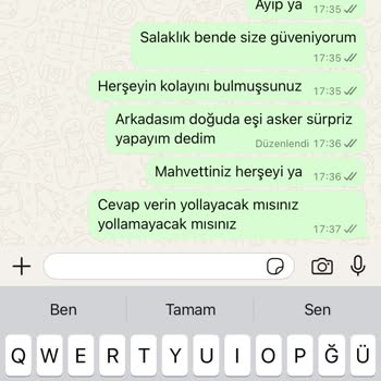 Hediyelik Sipariş Sonrası İlgisizlik Ve İletişimsizlik