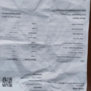 A101 Kapıda Uygulamasında Eksik Ürün Ağırlıkları