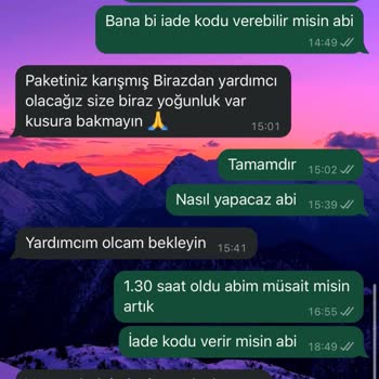 Yanlış Saat Gönderimi Ve İade Sürecindeki Sorunlar
