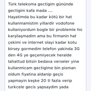 Türk Telekom'da Çekim Ve İnternet Sorunları