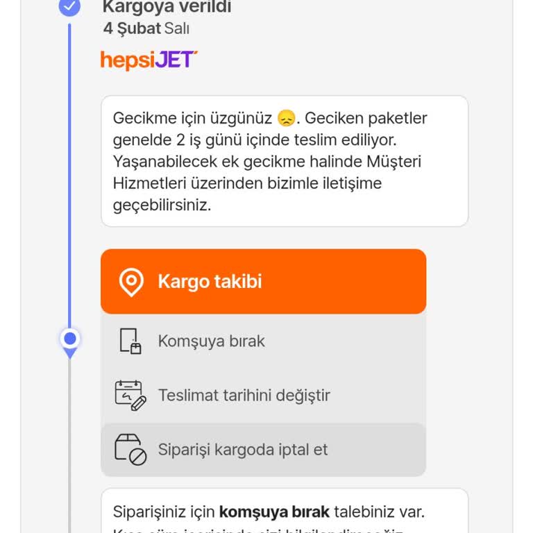 Tıraş Makinesi Siparişinde Teslimat Sorunu