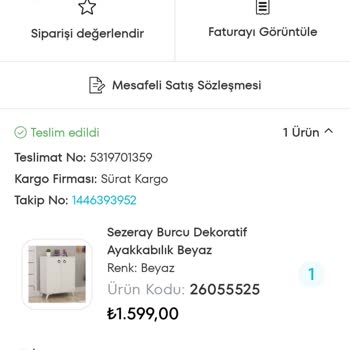 Yanlış Ürün Ve Geri Ödeme Sorunu
