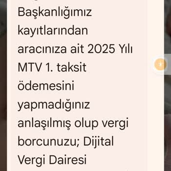 Vergi Mesajlarıyla İlgili Yanıltıcı Bildirim Sorunu