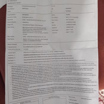 Garanti Sürecinde Yaşanan Mağduriyet