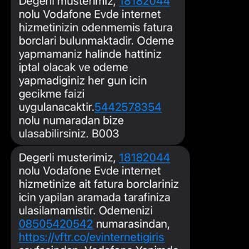 Vodafone Sistem Hatası: İptal Edilen İnternet İçin Haksız Fatura