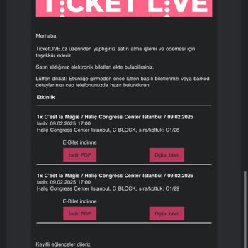 İptal Edilen Gösteri İçin Bilet Ücret İadesi Sorunu