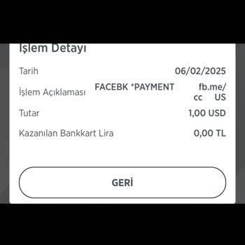 Facebook Hesabım Olmadan Yapılan Haksız Para Çekimi