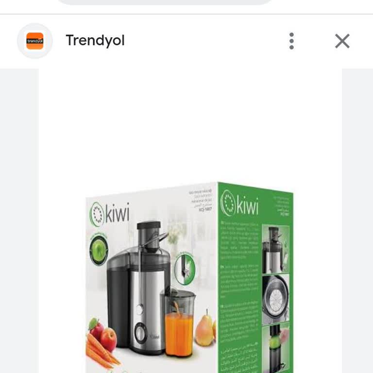 Trendyol'dan Alınan Meyve Sıkacağı Hayal Kırıklığı Yarattı