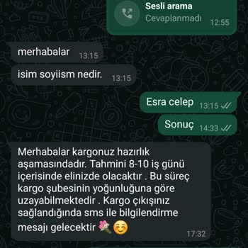 Geciken Sipariş Ve İlgisiz Müşteri Hizmetleri