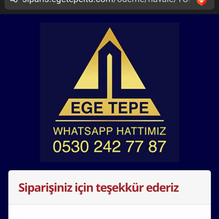 Ege Tepe Siparişi: Beklenen Süreyi Aşan Teslimat Sorunu