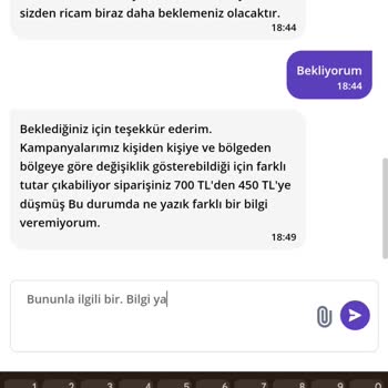 Getir Yemek'te Fiyat Şoku Ve İade Sorunu
