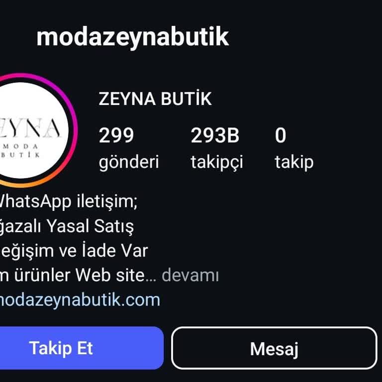 Zeyna Butik'ten Sipariş Verdim, Ürünlerim Teslim Edilmedi Ve Engellendim!