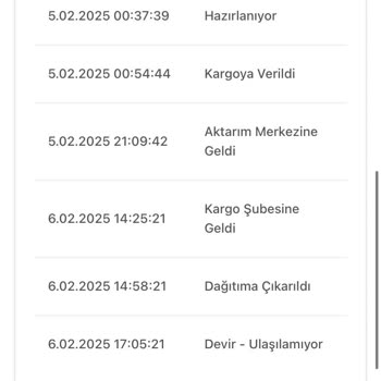 Kargo Teslimatında Uzun Süreli Bekleyiş Ve İletişim Sorunu