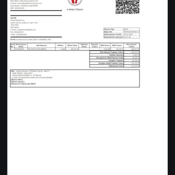 Yanlış Fatura Kesimi Hakkında Şikayet