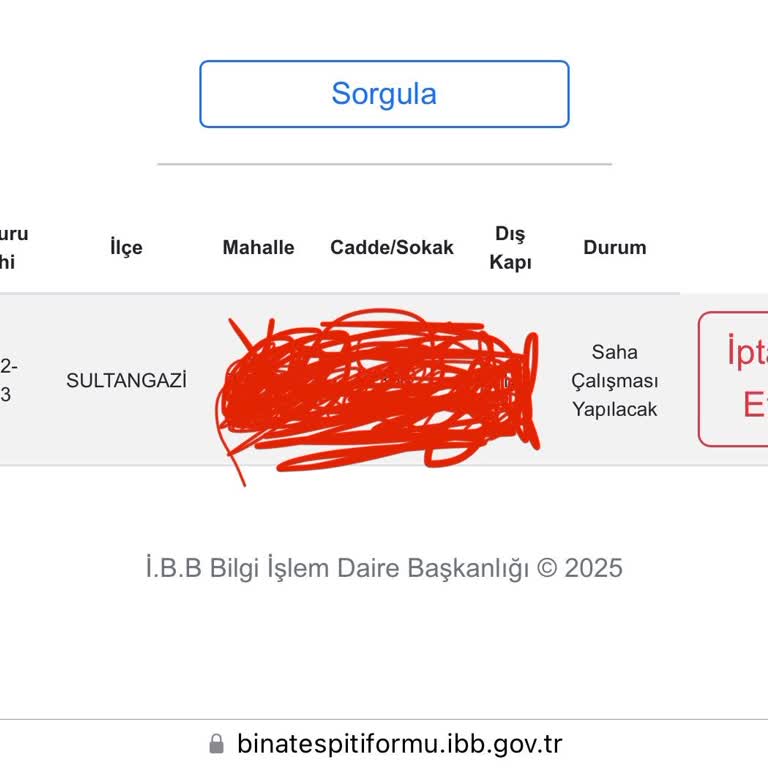 İBB'nin Bina Tespit Hizmetindeki Gecikme Ve Yetersizlik