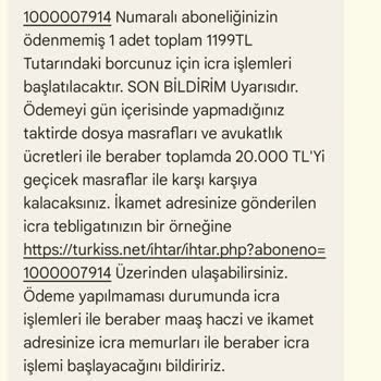 Haksız İcra Tehdidiyle Karşı Karşıya Kalan Müşteri