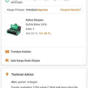 Trendyol Ekspres Ve Kahve Dünyası İle Kargo Sorunu