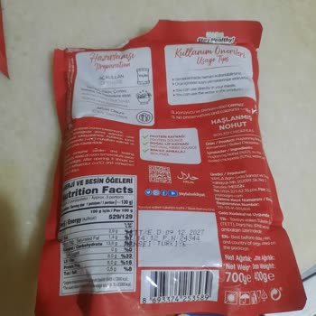 Yayla Bakliyat Haşlanmış Nohut Hayal Kırıklığı