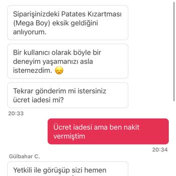 Sipariş Hataları Ve İptal Edilemeyen İşlemler