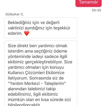 Sipariş Hataları Ve İptal Edilemeyen İşlemler