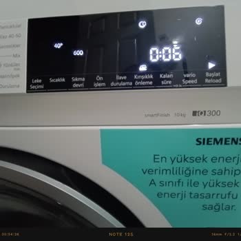 Siemens Çamaşır Makinesi Sarsıntı Sorunu Ve İade Talebi