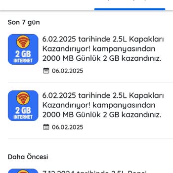 Vodafone Hediye İnternet Yüklenmedi