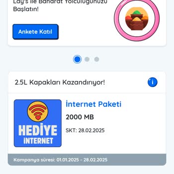 Vodafone Hediye İnternet Yüklenmedi