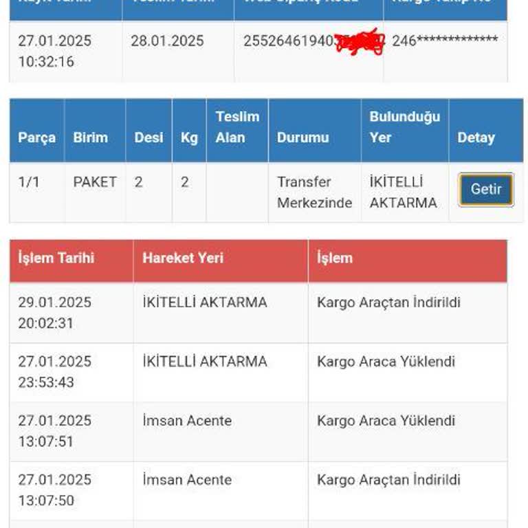 Sürat Kargo İle 10 Gündür Teslim Edilmeyen Kargo Sorunu