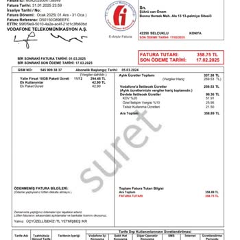 Yanlış Fatura Yansıması Ve İade Talebi