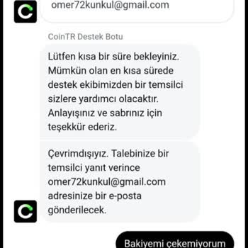 Cointr Borsasında Yaşanan Mağduriyet Ve Destek Eksikliği