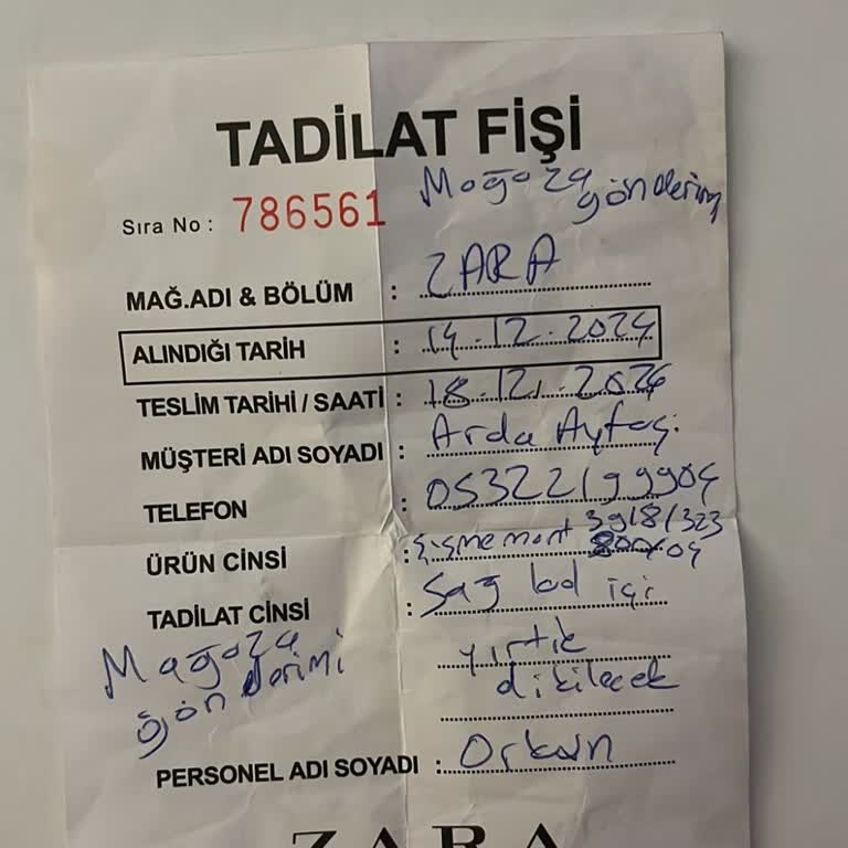 Zara'dan Aldığım Montun İadesi Yapılmıyor