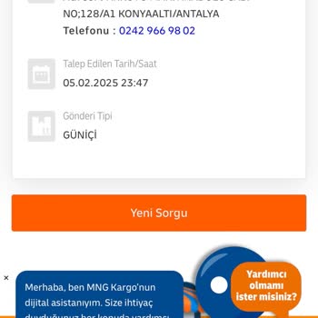 MNG Kargo'nun Kurye Hizmeti Hayal Kırıklığı